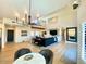 Spacious living room with high ceilings, neutral tones, and abundant natural light throughout at 3811 N 64Th St, Scottsdale, AZ 85251
