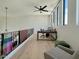 Upstairs loft features hardwood floors, an office, and a comfortable seating area at 3811 N 64Th St, Scottsdale, AZ 85251
