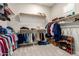 Spacious walk-in closet with shelving, hanging racks, and storage for shoes and accessories at 4086 E Narrowleaf Dr, Gilbert, AZ 85298