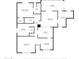 Detailed floorplan showcasing the layout of the home, including the living spaces, bedrooms, and bathrooms at 445 S Omaha --, Mesa, AZ 85206
