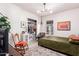 Comfortable bedroom featuring a closet, modern lighting fixture, and inviting decor at 4539 N 9Th Ave, Phoenix, AZ 85013