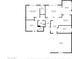 Detailed floor plan showcasing the layout of the home with the dimensions of each room and space, including garage at 5142 E Edgewood Cir, Mesa, AZ 85206