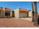 Home featuring a tile roof and desert landscaping at 5342 S Farmer Ave, Tempe, AZ 85283