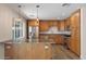 Modern kitchen showcasing stainless steel appliances, granite countertops, and abundant natural light at 7254 E Vernon Ave, Scottsdale, AZ 85257