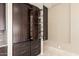 Kitchen with custom wood cabinetry with pull out drawers at 9440 N Sunset Rdg, Fountain Hills, AZ 85268