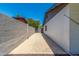 Spacious backyard area with concrete and cinder block walls, offering privacy and potential for customization at 1311 W Palo Verde Dr, Chandler, AZ 85224