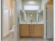 Double vanity bathroom featuring large mirrors and plenty of natural light at 1825 E Sycamore Rd, Casa Grande, AZ 85122