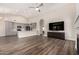 Open-concept living space with kitchen, living room, and dining area, perfect for modern living at 21 W Pecan Pl, Tempe, AZ 85284