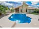 Large backyard pool offers ample space for swimming and soaking up the sun in a private outdoor setting at 21 W Pecan Pl, Tempe, AZ 85284