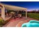 An outdoor bar area featuring built-in grill and a covered patio at 23116 N Del Monte Dr, Sun City West, AZ 85375