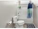 Bright bathroom featuring a shower and tub combination at 2753 S 85Th Way, Mesa, AZ 85209