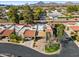 Aerial view of the residential neighborhood with mountain views at 2910 E Avenida Olivos --, Phoenix, AZ 85016