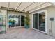 Covered back patio with desert landscaping adjacent to the residence at 2910 E Avenida Olivos --, Phoenix, AZ 85016
