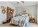 Comfortable bedroom with a calming color scheme and classic furniture at 2910 E Avenida Olivos --, Phoenix, AZ 85016