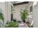 Inviting front entrance featuring a white door and lush plants creating a warm, welcoming ambiance at 2910 E Avenida Olivos --, Phoenix, AZ 85016