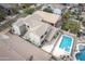 Expansive backyard with pool, patio, and lush landscaping, perfect for outdoor living at 35317 N 31St Dr, Phoenix, AZ 85086