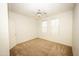 Bright bedroom with neutral carpet, ceiling fan, and double windows, offering a comfortable and inviting space at 35317 N 31St Dr, Phoenix, AZ 85086
