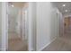 Hallway featuring light wood flooring and white doors leading to other rooms in the house at 4241 N Pebble Creek Pkwy # 54, Goodyear, AZ 85395