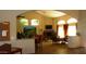Spacious clubhouse with large windows, comfortable seating, fireplace, and decorative wall art at 5335 E Shea Blvd # 1035, Scottsdale, AZ 85254