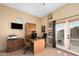 Functional office space featuring a built in desk and shelves, perfect for working from home at 5370 S Desert Dawn Dr # 50, Gold Canyon, AZ 85118