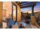 Inviting patio with comfortable seating and outdoor views at 5370 S Desert Dawn Dr # 50, Gold Canyon, AZ 85118