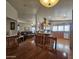 Open concept living room, kitchen, and dining area with lots of natural light at 650 N Hawes Rd # 4406, Mesa, AZ 85207