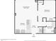 Layout showcasing a living room, kitchen, bedroom, bathroom and laundry room at 7151 E Rancho Vista Dr # 1003, Scottsdale, AZ 85251