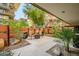 Inviting courtyard with comfortable chairs and a serene outdoor setting at 7151 E Rancho Vista Dr # 1003, Scottsdale, AZ 85251