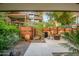 Cozy patio space with modern seating and lush landscaping at 7151 E Rancho Vista Dr # 1003, Scottsdale, AZ 85251