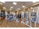 Community fitness center with modern exercise equipment and gym rules posted at 7411 E Quien Sabe Way, Scottsdale, AZ 85266