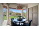 Bright breakfast nook with a view of the backyard at 7424 E Sandia Cir, Mesa, AZ 85207