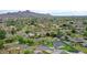 Beautiful aerial view of the neighborhood showcasing the tree-lined streets and nearby amenities and mountain views at 7801 N 4Th Pl, Phoenix, AZ 85020