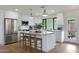 Well-appointed kitchen featuring a center island, stainless steel appliances, and ample counter space at 7801 N 4Th Pl, Phoenix, AZ 85020
