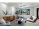 A bright living room showcases modern decor, sleek furniture, and a large window at 7801 N 4Th Pl, Phoenix, AZ 85020