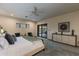 A brightly lit bedroom with modern decor and an outdoor view at 8724 N 68Th St, Paradise Valley, AZ 85253