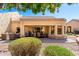 Backyard patio featuring outdoor seating, BBQ, manicured landscaping, and ample space at 8850 W Piute Ave, Peoria, AZ 85382