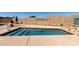 Inviting backyard pool features clean lines, perfect for relaxing on sunny days at 11062 E Ocaso Ave, Mesa, AZ 85212