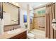 Bathroom with vanity, shower and bathtub combination at 12708 W Auburn Dr, Peoria, AZ 85383