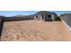 Large backyard space that offers endless possibilities for landscaping, gardening, and outdoor living at 35295 W La Paz St, Maricopa, AZ 85138