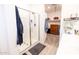 Bathroom view featuring glass shower, cabinets, and walk-in closet at 3982 E Sidesaddle Rd, San Tan Valley, AZ 85140