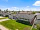 An aerial view of this property shows great landscaping and a lovely block fence at 4239 E Mitchell Dr, Phoenix, AZ 85018