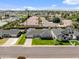 An aerial view of this property shows great landscaping and a lovely block fence at 4239 E Mitchell Dr, Phoenix, AZ 85018