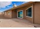 Backyard showcasing a refreshing pool, a gravel landscape, and a patio extension for added comfort and relaxation at 8738 W Mountain View Rd, Peoria, AZ 85345