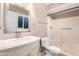 Clean bathroom featuring a vanity and a walk-in shower at 8738 W Mountain View Rd, Peoria, AZ 85345