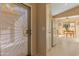 Inviting foyer leading to an eat-in kitchen with tile flooring and neutral paint palette at 13828 S 42Nd St, Phoenix, AZ 85044