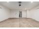 Spacious and clean two-car garage with ample room for parking and storage at 1614 W Beaubien Dr, Phoenix, AZ 85027