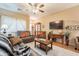 Relaxing living room with modern furniture, neutral tones, and bright, natural lighting at 1951 N 64Th St # 26, Mesa, AZ 85205