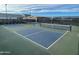 Community pickleball courts with nets and lighting for evening play at 2650 E Dutchmans Trl, Apache Junction, AZ 85119