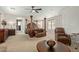 Expansive main bedroom features a four-poster bed and a sitting area at 2830 E Janelle Way, Gilbert, AZ 85298