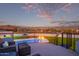 Relaxing rooftop deck overlooking a pool and city, perfect for enjoying scenic views at 29501 N 76Th St, Scottsdale, AZ 85266